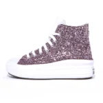 Platform Hi Move Glitter Rose