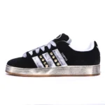 Adidas Campus Nero Dirty Oro Borchie - 42 2/3
