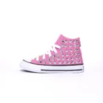 All Star hi Pink Full Studs Kid
