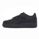 Nike Air Force One Glitter Nero Monocromo
