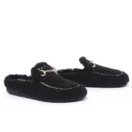 Grunland Close Nero Furry Strass