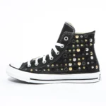 All Star Hi Black Mixed Pelle