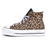 Platform Hi Black Animalier