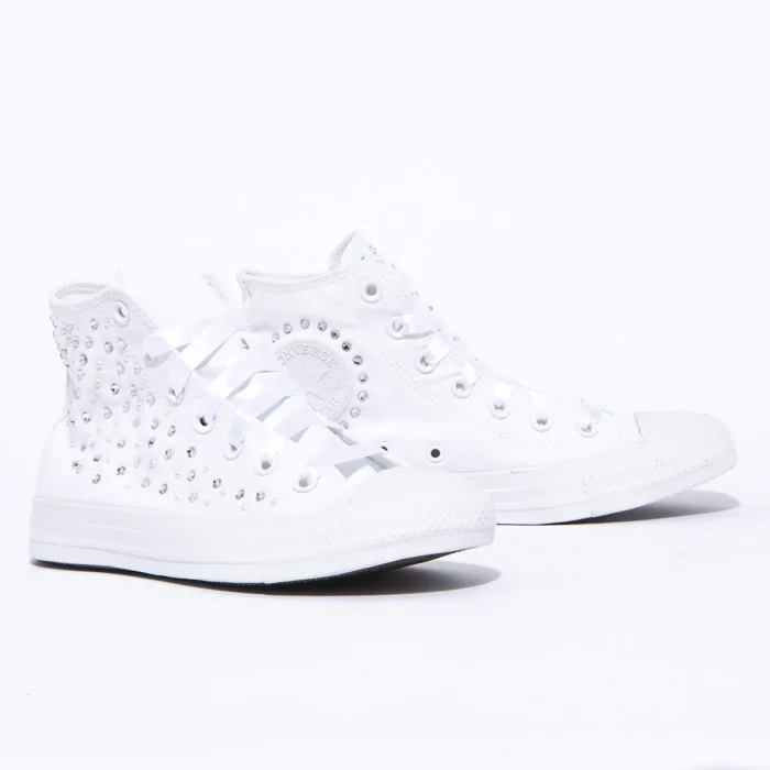All Star Hi Monocromo Strass Perle - immagine 2