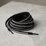 Coppia Lacci Strass Nero