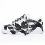 Nike Air Force One Paint Black Rope