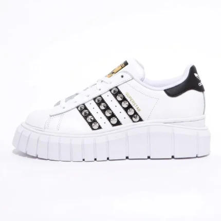 adidas gazelle silver green womens Adidas Superstar con Borchie