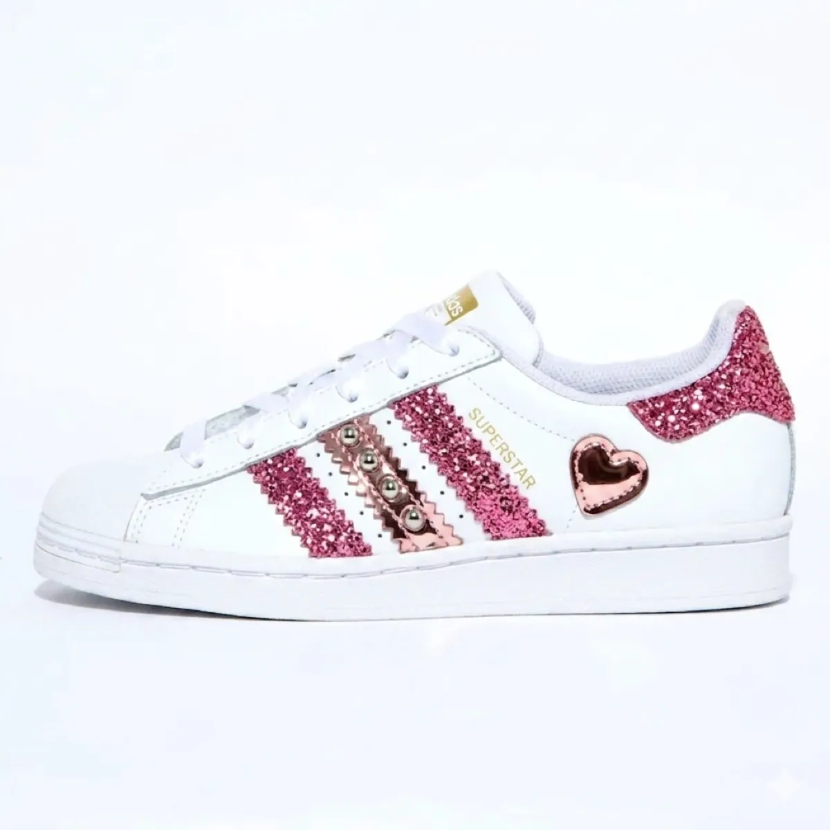 adidas gazelle silver green womens Adidas Superstar con Borchie