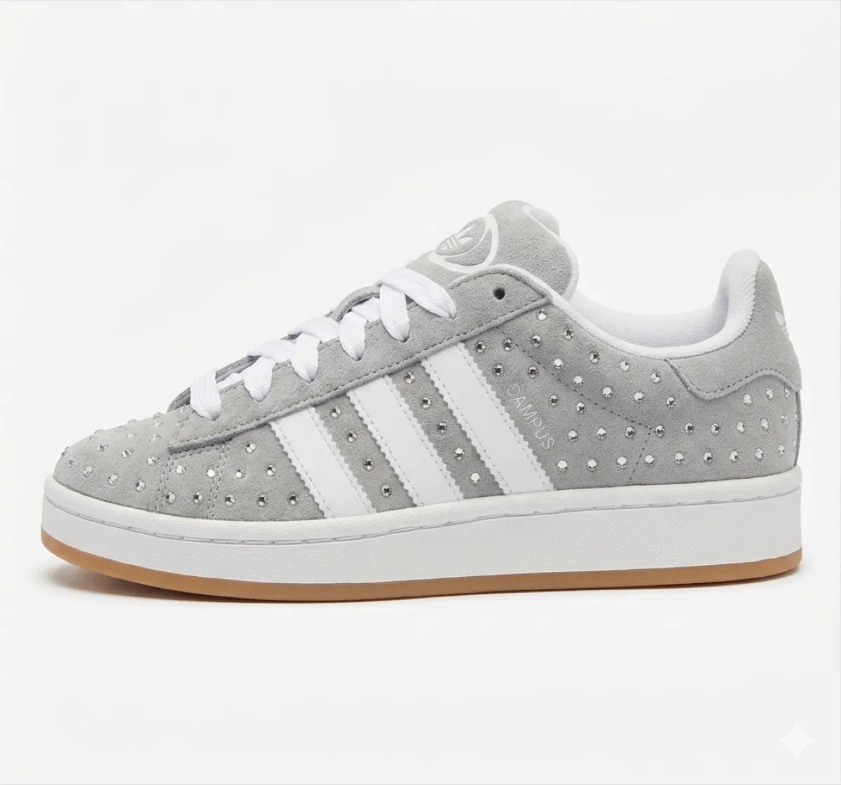IMG_2385 Adidas Campus Grey Total Strass - immagine 1