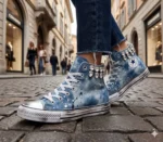 All star Hi Destroy Denim Gioiello - immagine 2