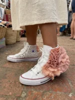 All Star White hi Wollstoneflower - immagine 2