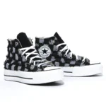 Platform Hi Black Destroy Denim - immagine 3
