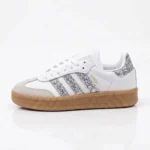 Adidas Samba Platform Glitter Argento
