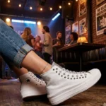 Platform Hi Move White Runaways Back Studs - immagine 2