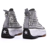 Platform Hike Hi Grey Full Studs Washed - immagine 4