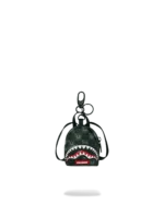 Sprayground Portachiavi Sharks In Paris Wtf Bubbly Black Check Backpack Keychain