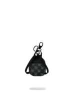 Sprayground Portachiavi Sharks In Paris Wtf Bubbly Black Check Backpack Keychain - immagine 3