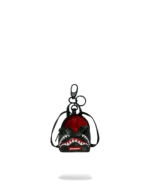 Sprayground Portachiavi Sharks In Paris Wtf Bubbly Black Check Backpack Keychain - immagine 2