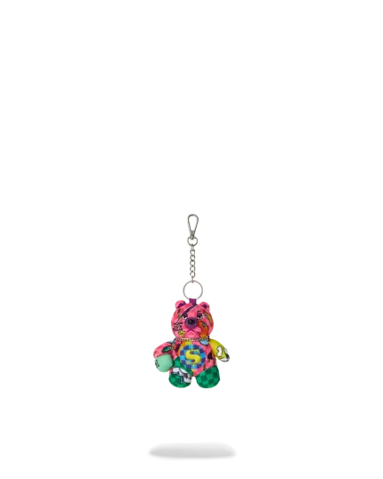 Sprayground Portachiavi Wild Wtf Bear Keychain