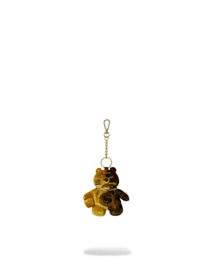 Sprayground Portachiavi Sip Gold Drip Keychain