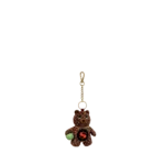 Sprayground Portachiavi Sip Wtf Bubbly Brown Check Bear Keychain