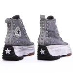 Platform Hike Hi Grey Skull Washed - immagine 4