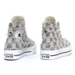 Platform Hi White Destroy Denim - immagine 4