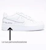 Nike Air Force One Swoosh Perle Scritta - immagine 5