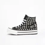 Platform Hi Black Wollstonecraft Kid