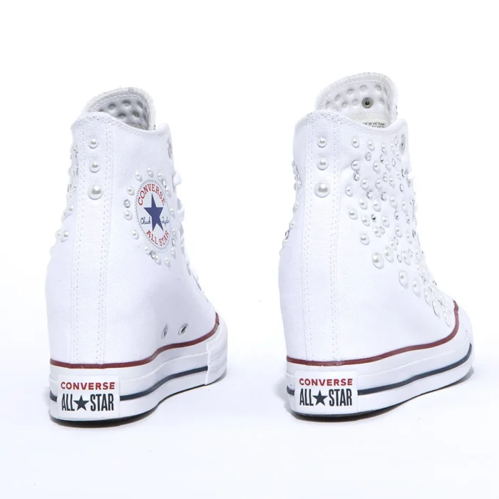 Mid Platform Bianco Strass Perle - immagine 3