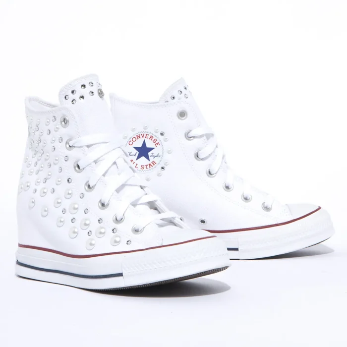 Mid Platform Bianco Strass Perle - immagine 2