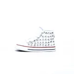 All Star hi White Full Studs Kid