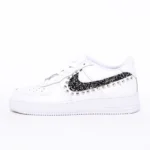 Nike Air Force One Glitter Nero Borchie