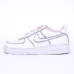 Nike Air Force One Decolor Rosa Strass