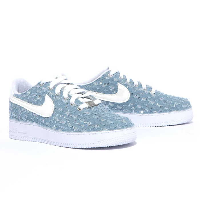 Nike Air Force One Denim Paillettes - immagine 2