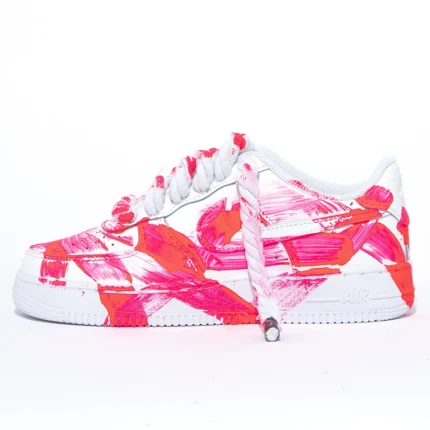 Nike Air Force One Paint Fuxia Rope