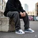 Adidas Superstar Blu Camo - immagine 2