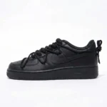 Nike Air Force One Black Double Rope