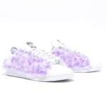 Adidas Stan Smith Purple Furry - immagine 2