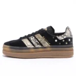 Adidas Gazelle Bold Triple Gold Snake