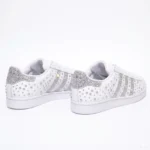 Adidas Superstar Glitter Borchie Strass - immagine 4