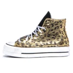 Platform Hi Black Leo Reflex