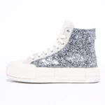 Platform Cruise Hi White Glitter