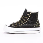 Platform Hi Black Pytho