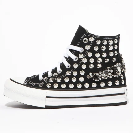 Platform Hi Black Wollstonecraft Kid