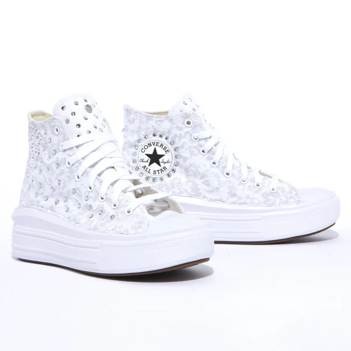 Platform Hi Move Mono Pizzo Strass - immagine 2