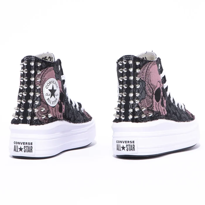 Platform Hi Move Skull Broccato - immagine 2