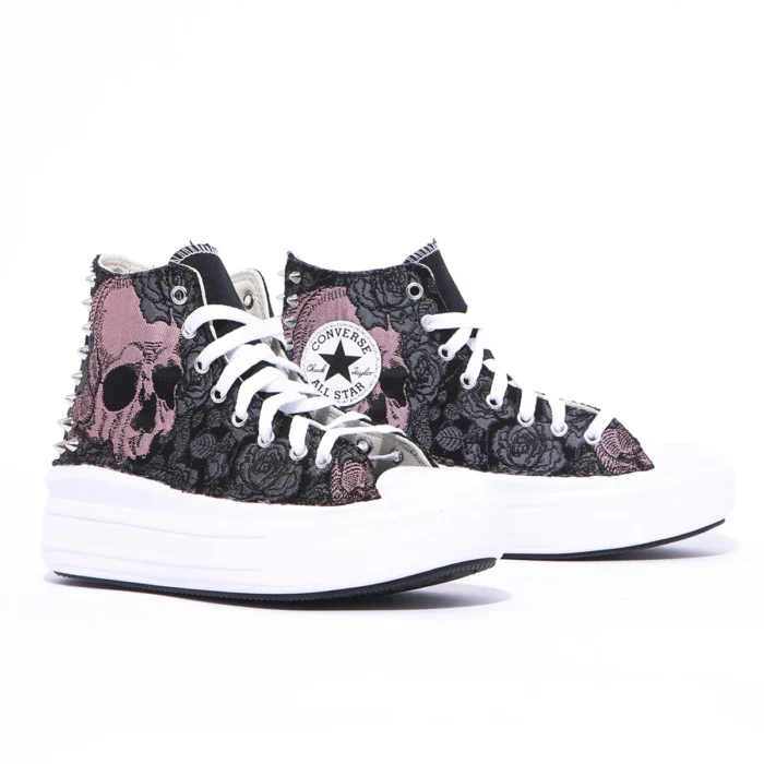 Platform Hi Move Skull Broccato - immagine 3