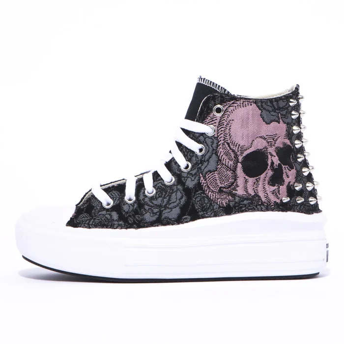 Platform Hi Move Skull Broccato - immagine 1