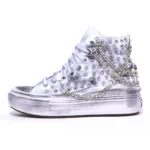Platform Hi Move White Dirty Chainy